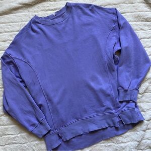 NWOT aerie lavender purple oversized crewneck sweatshirt